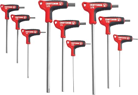 Amazon.com: CRAFTSMAN V-SERIES Hex Key Allen Set, SAE, 9 Piece